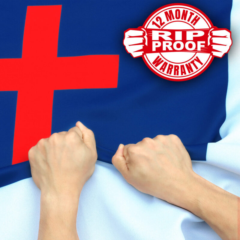 Rip-Proof Technology Double Sided 3-Ply Christian Flag 3×5 Foot