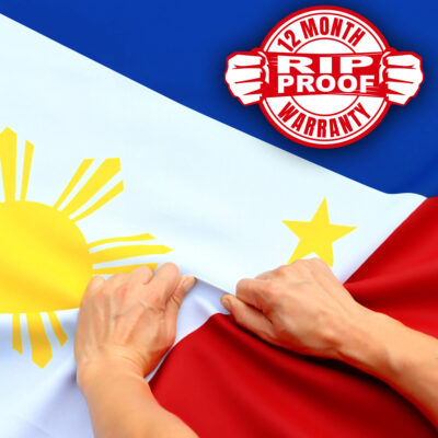 Rip-Proof Technology Double Sided 3-Ply Philippines Flag 3×5 Foot