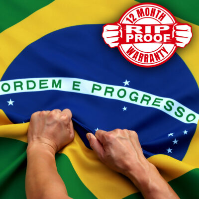 Rip-Proof Technology Double Sided 3-Ply Brazil Flag 3×5 Foot