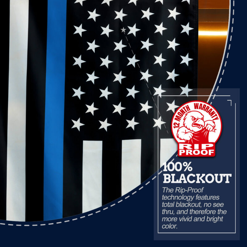 Thin Blue Line USA Flag