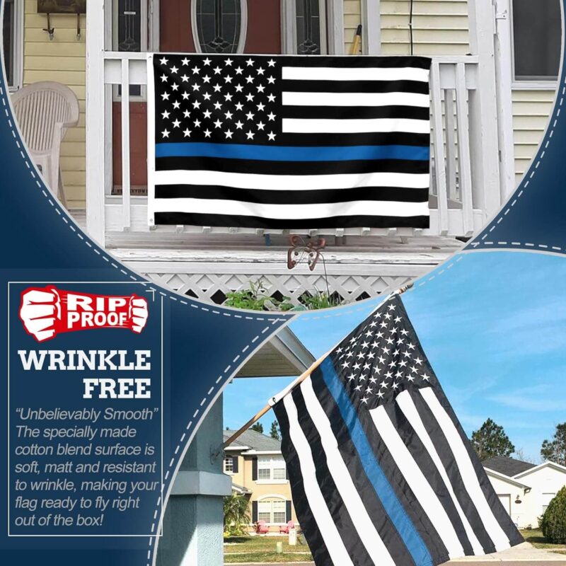 Thin Blue Line USA Flag