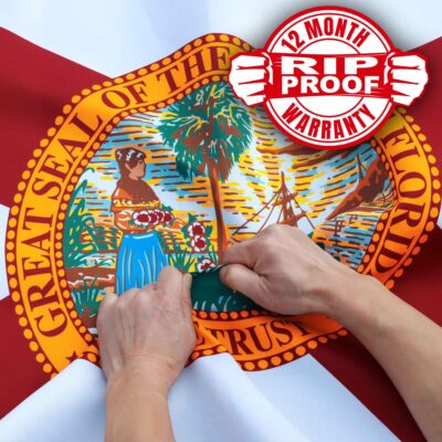 Rip-Proof Technology Double Sided 3-Ply Florida State Flag 3×5 Foot