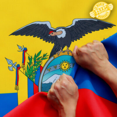 Rip-Proof Technology Double Sided 3-Ply Ecuador Flag 3×5 Foot