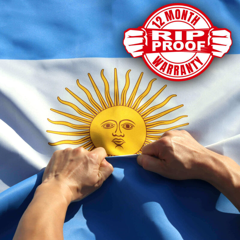 Rip-Proof Technology Double Sided 3-Ply Argentina Flag 3×5 Foot