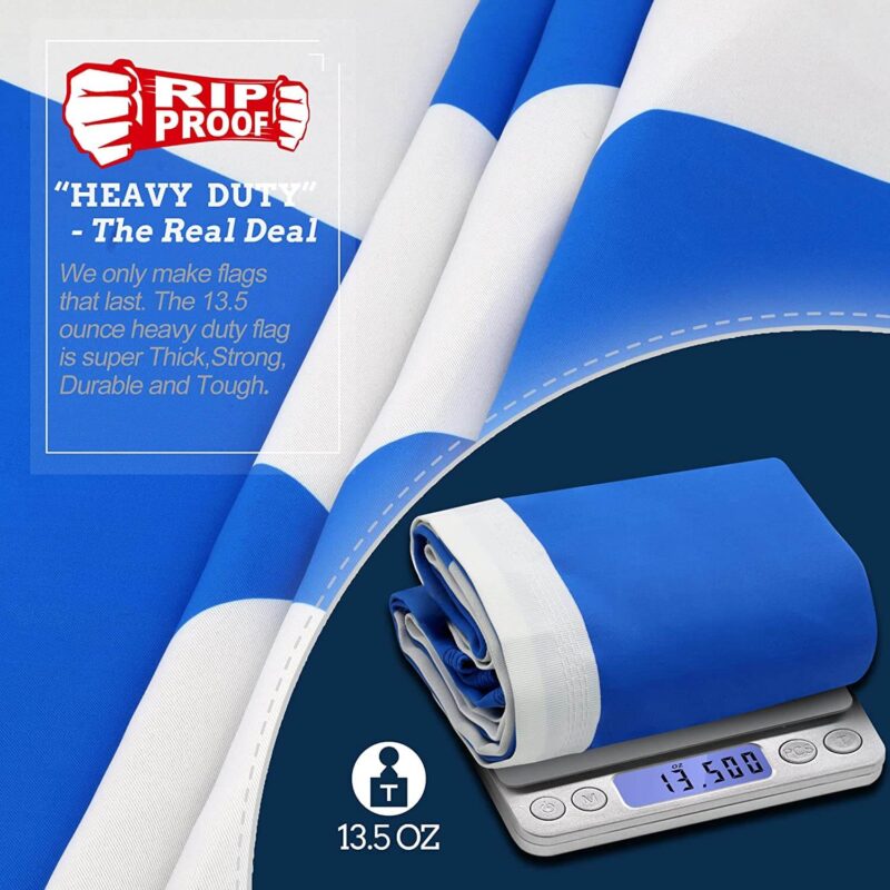 Rip-Proof Technology Double Sided 3-Ply Scotland Flag 3×5 Foot - Image 3