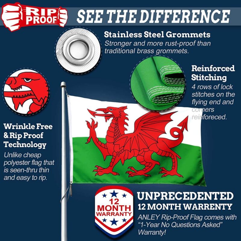 Rip-Proof Technology Double Sided 3-Ply Wales Flag 3×5 Foot - Image 6