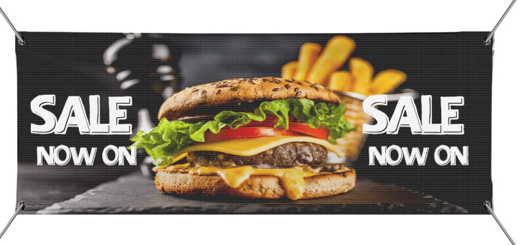 custom mesh banner