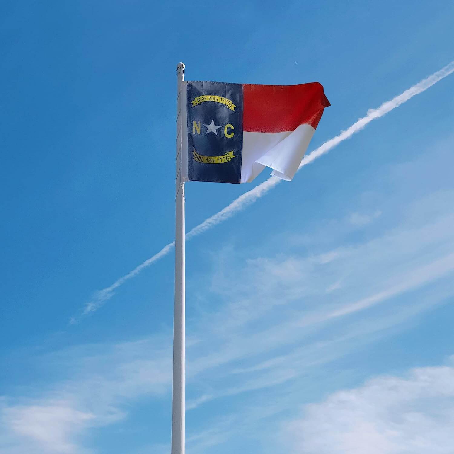 Aazon.co : North Carolina 3x5 Feet Flag - Ebroidered 210D Nylon With