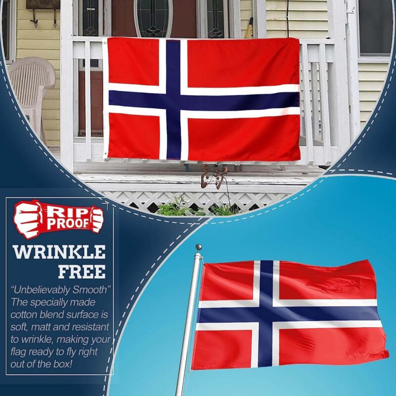 Rip-Proof Norway Flag