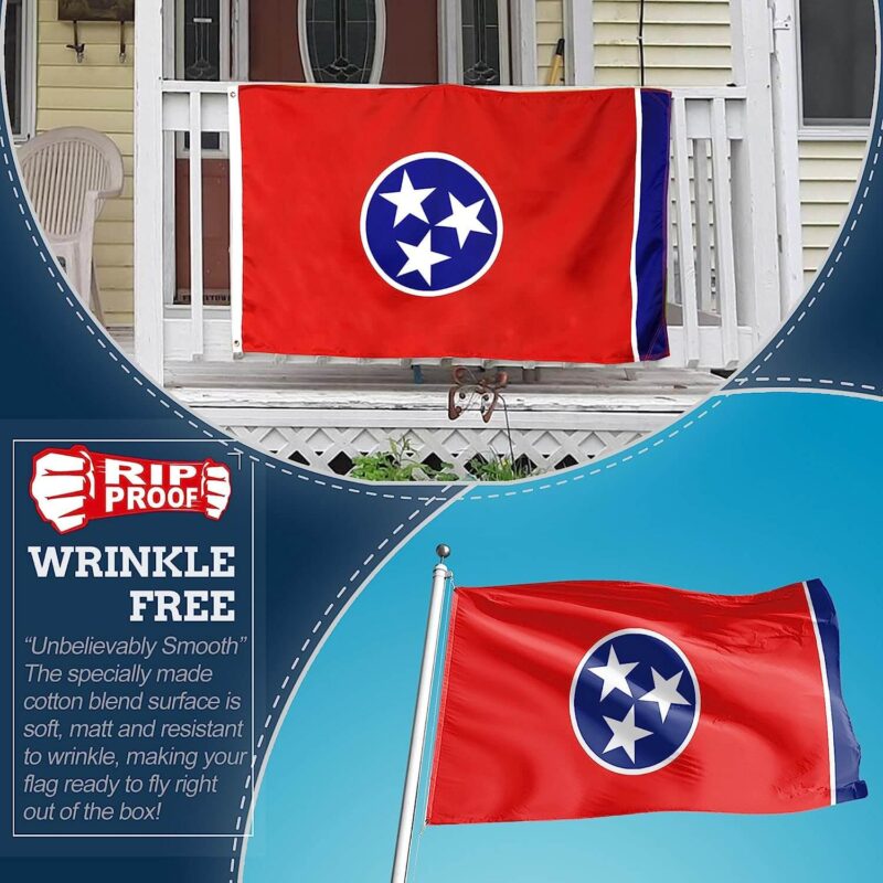 Rip-Proof Tennessee State Flag