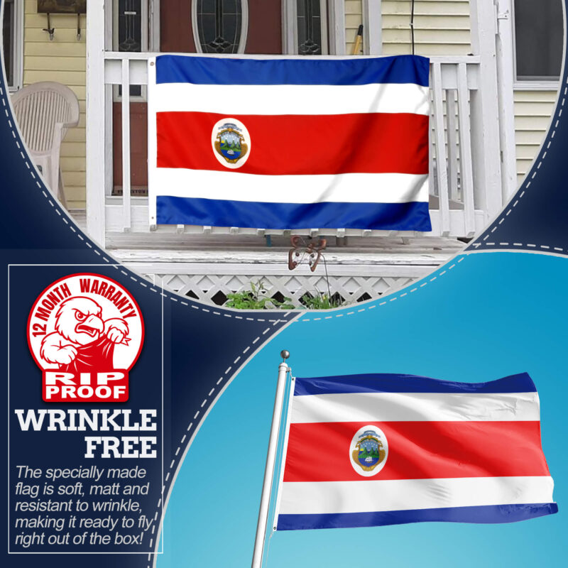 Costa Rica Flag