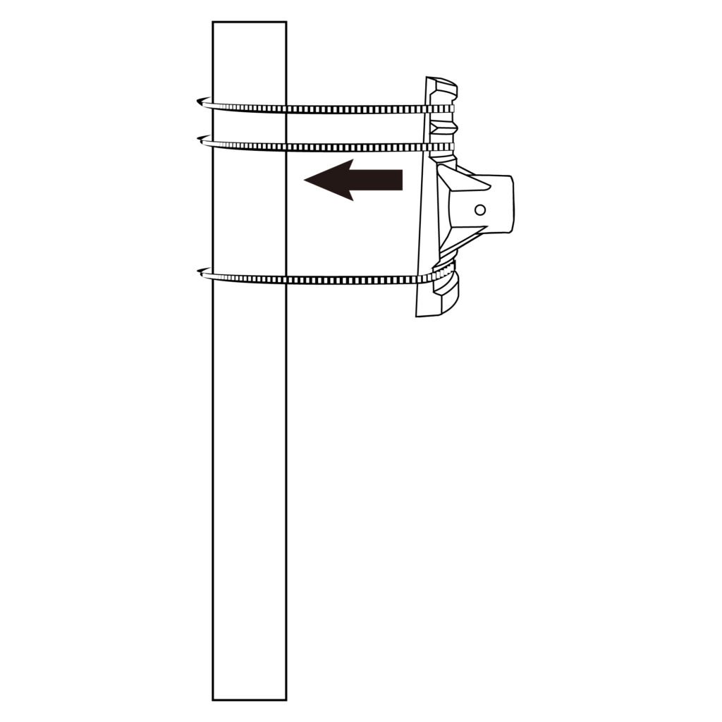 how to instal your pole banner