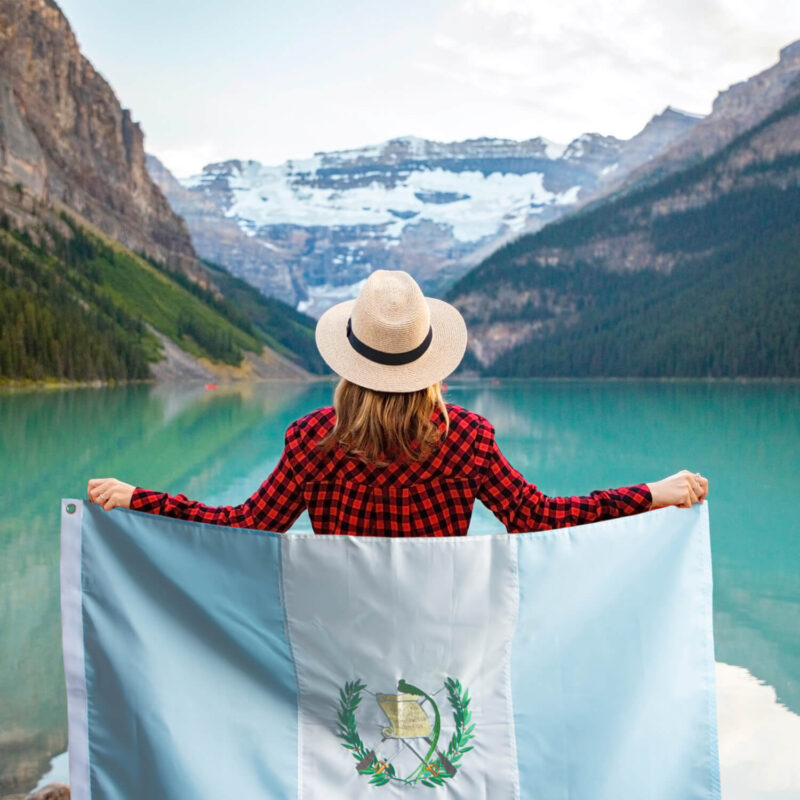 Embroidered Guatemala Flag