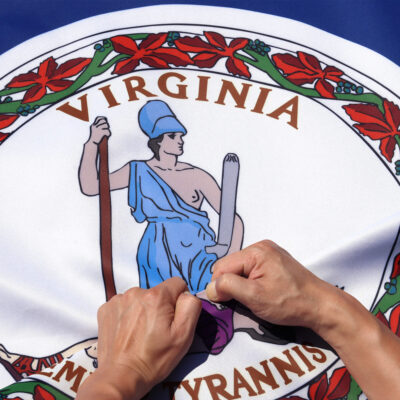 Rip-Proof Technology Double Sided 3-Ply Virginia State Flag 3×5 Foot