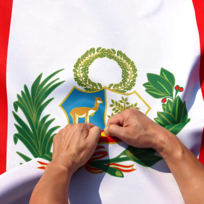 Rip-Proof Technology Double Sided 3-Ply Peru Flag 3×5 Foot