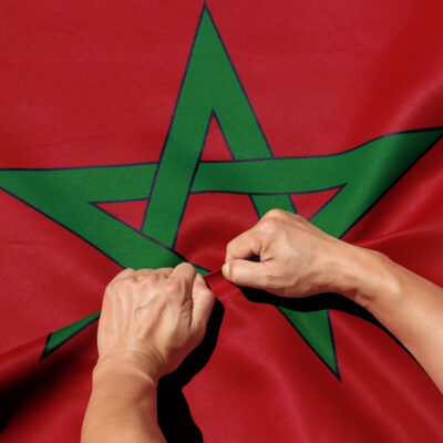 Rip-Proof Technology Double Sided 3-Ply Morocco Flag 3×5 Foot