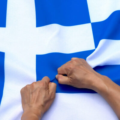 Rip-Proof Technology Double Sided 3-Ply Greece Flag 3×5 Foot
