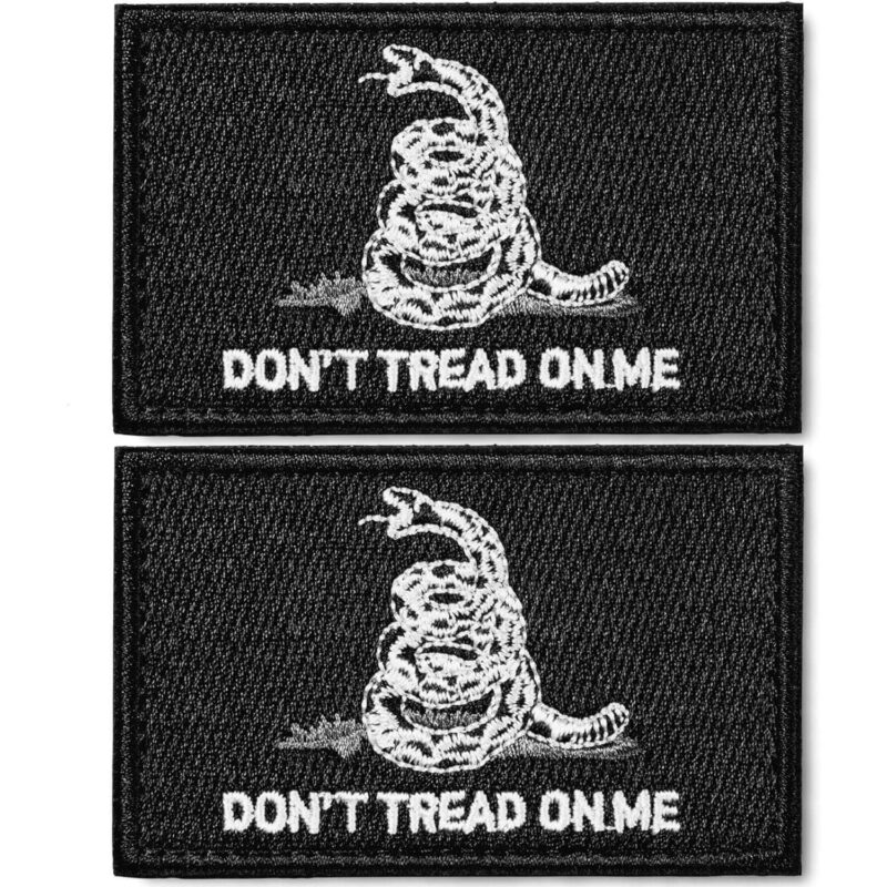 Don't Tread On Me Embroidered Patches