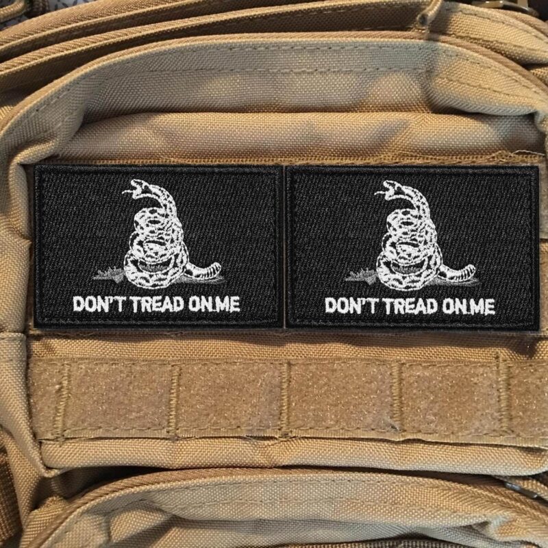 Don't Tread On Me Embroidered Patches