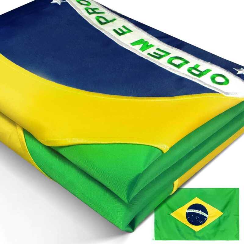 Embroidered Brazil Flag