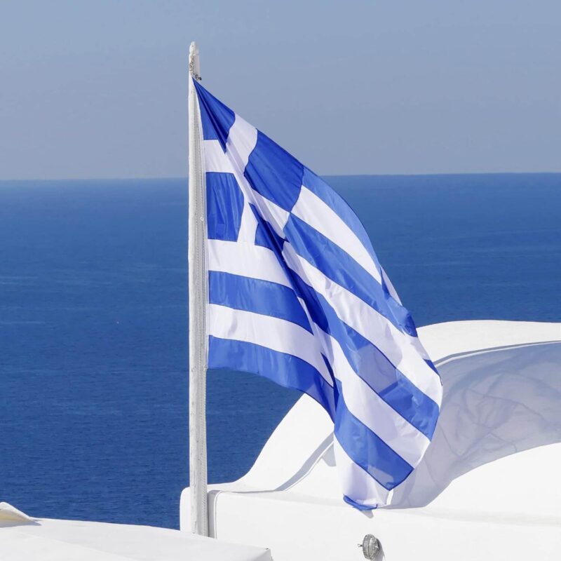 Embroidered Greece Flag