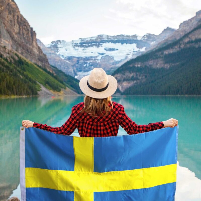 Embroidered Sweden Flag