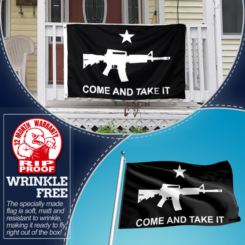 M-4 Gonzales Come and Take It Flag