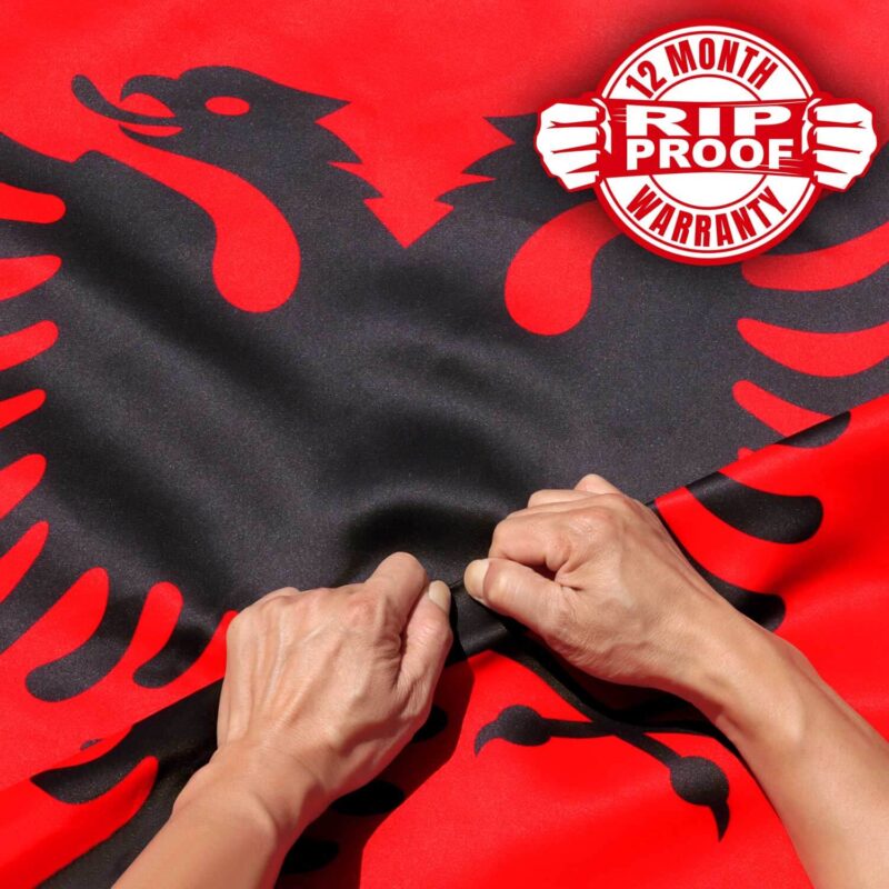Rip-Proof Albania Flag