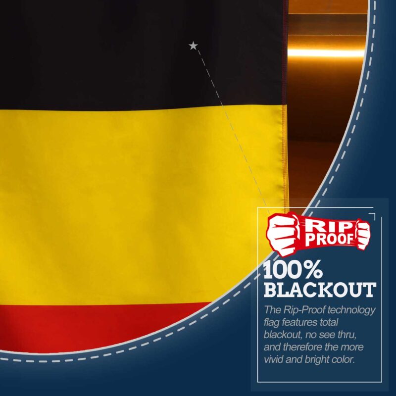 Rip-Proof Belgium Flag