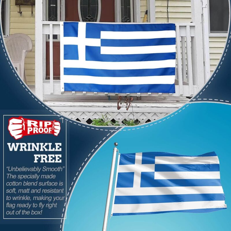 Rip-Proof Greece Flag