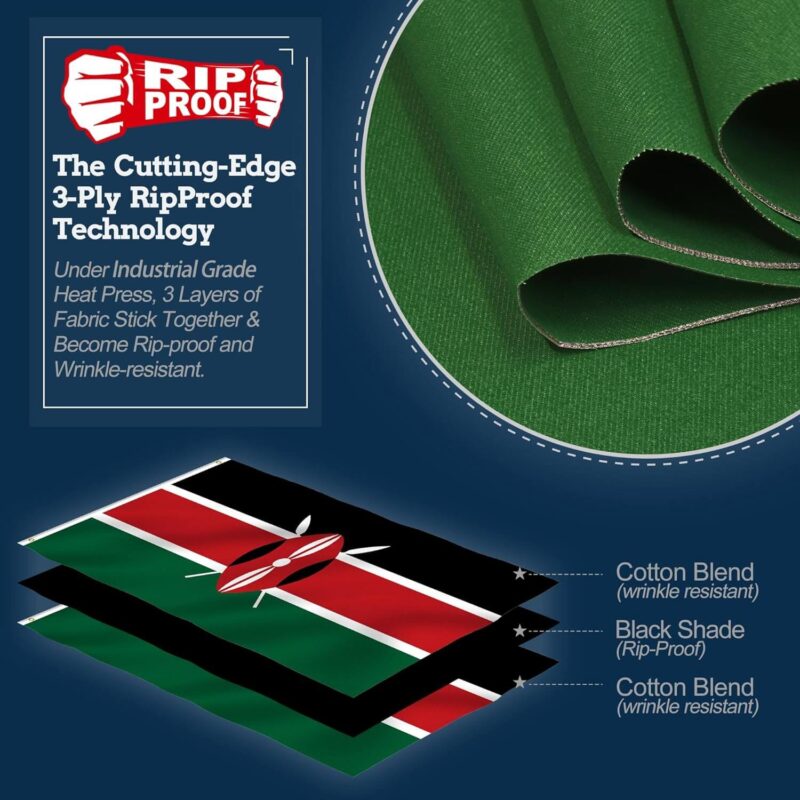 Rip-Proof Kenya Flag