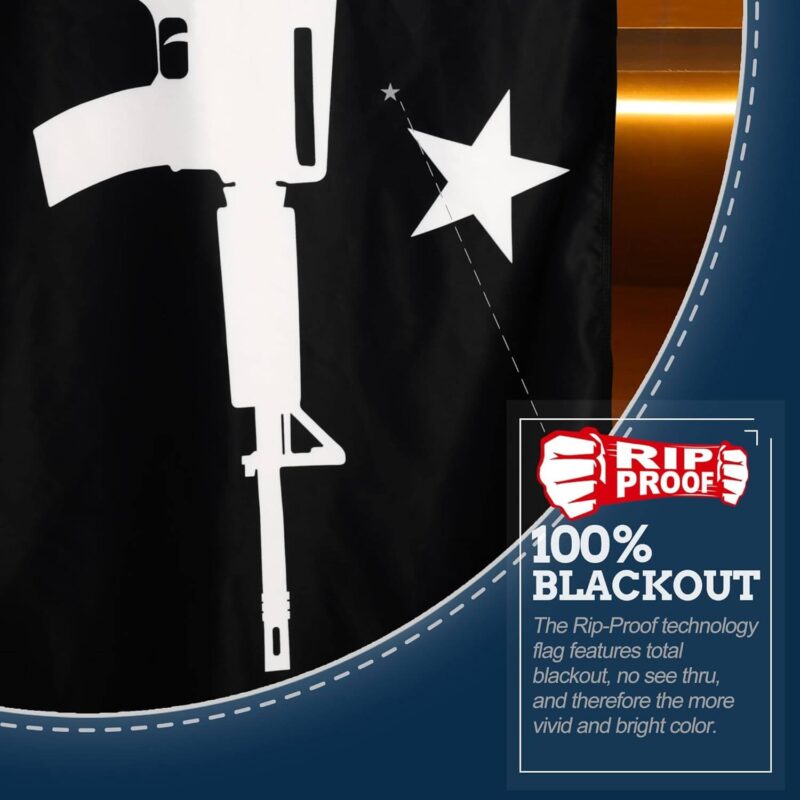 Rip-Proof M-4 Gonzales come and get it flag