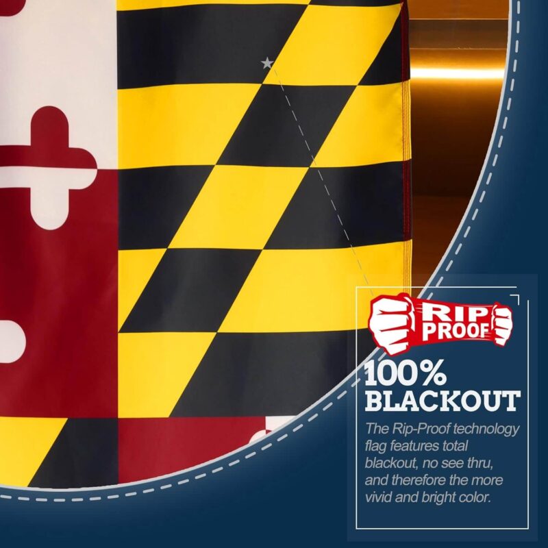 Rip-Proof Maryland State Flag