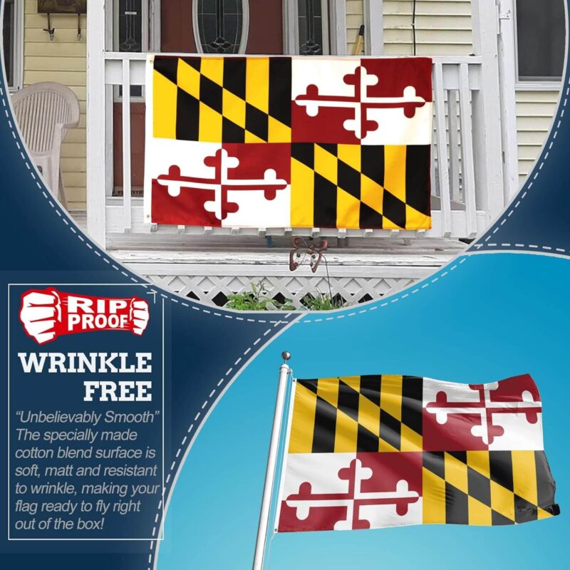 Rip-Proof Maryland State Flag