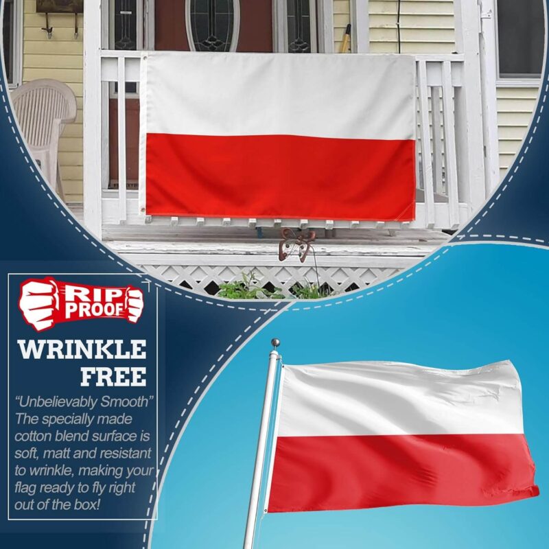 Rip-Proof Poland Flag