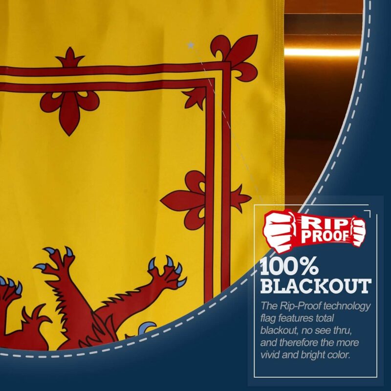 Rip-Proof Scotland Rampant Lion Flag