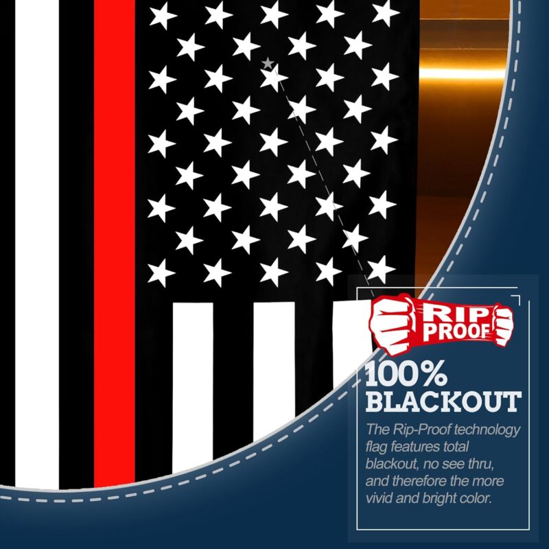 Rip-Proof Thin Red Line USA Flag