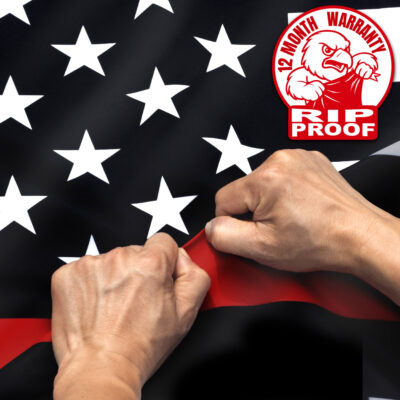 Thin Red Line USA Flag