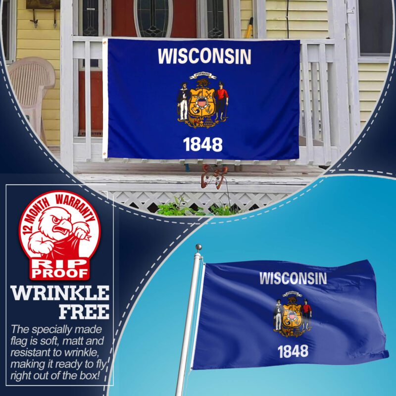 Wisconsin State Flag
