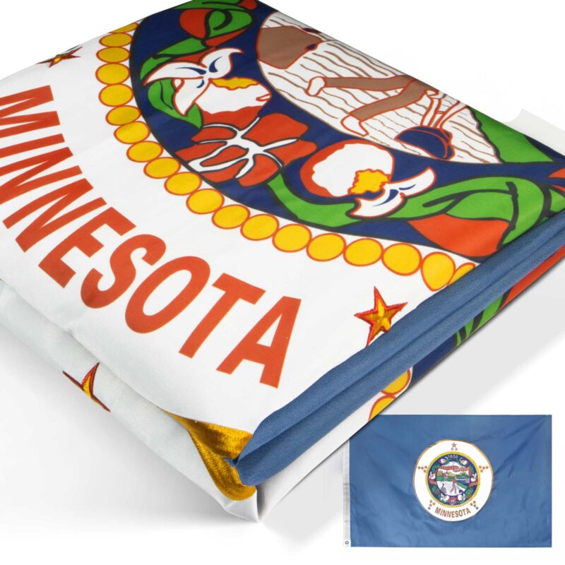 Embroidered Minnesota State Flag