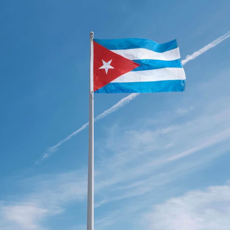 Embroidered Cuba Flag