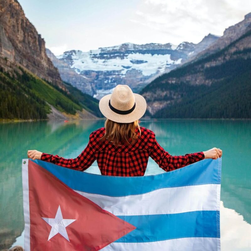 Embroidered Cuba Flag