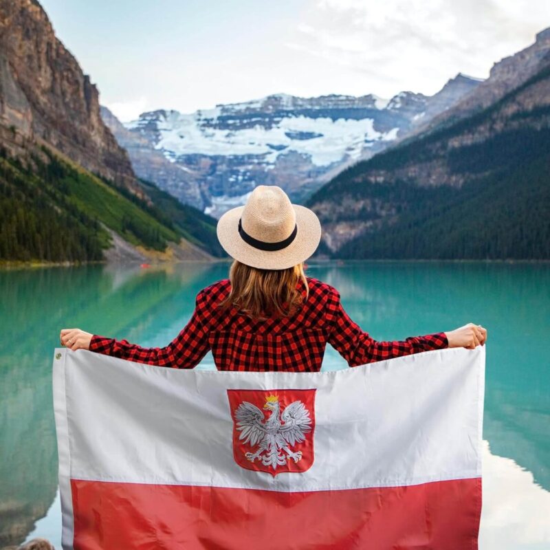 Embroidered Poland State Flag