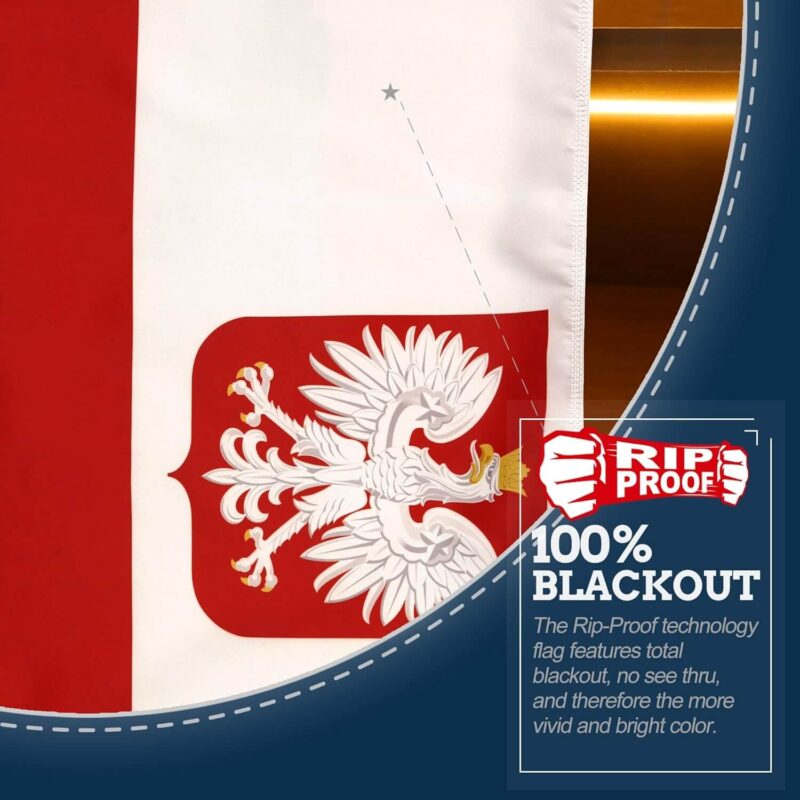 Rip-Proof Poland State Ensign Flag