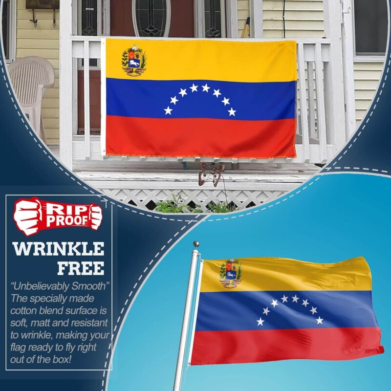 Rip-Proof Venezuela Flag