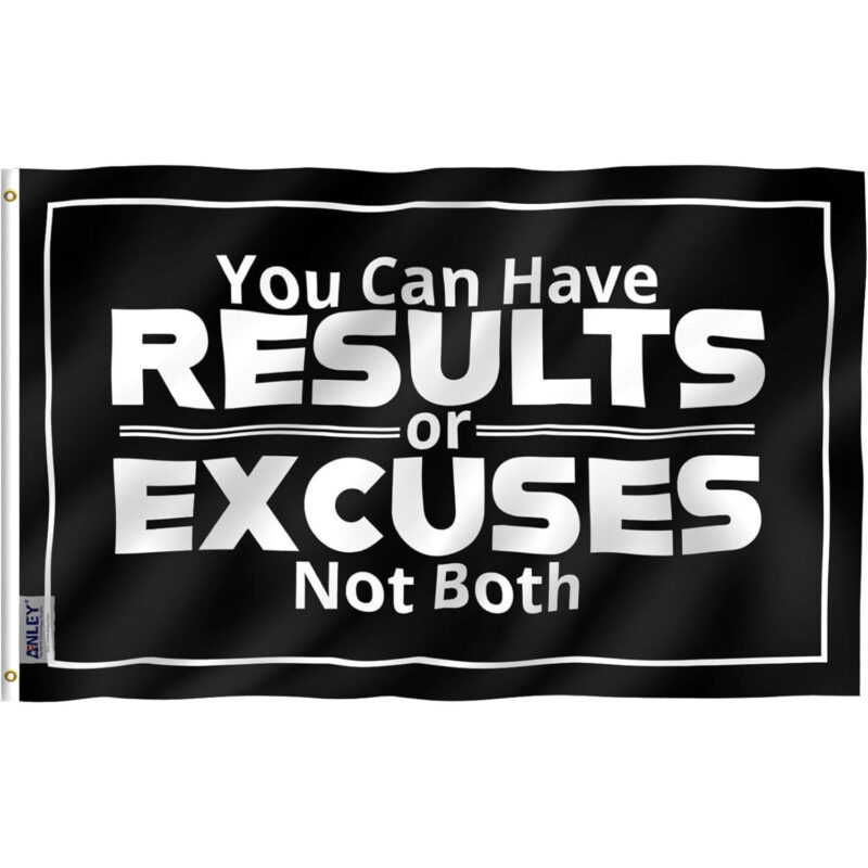 You Can Have Results or Excuses Not Both