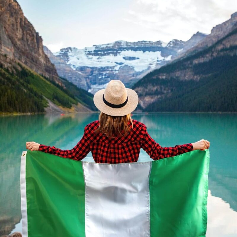 Embroidered Nigeria Flag