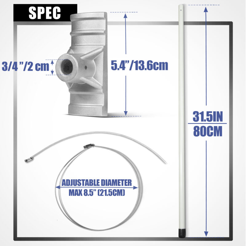 Pole banner kit