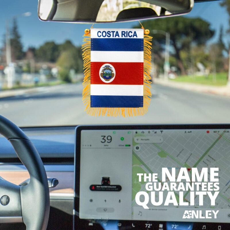 Costa Rica Fringy Flag