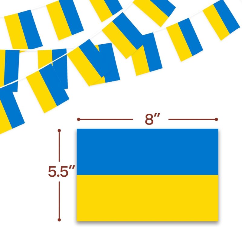 Ukraine String Flag